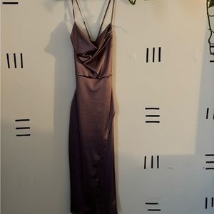 Windsor midi thigh split dress